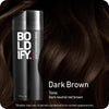 Fibras capilares Boldify marrón oscuro para cabello fino, oculta pérdida de cabello y engruesa en segundos, para mujeres y hombres