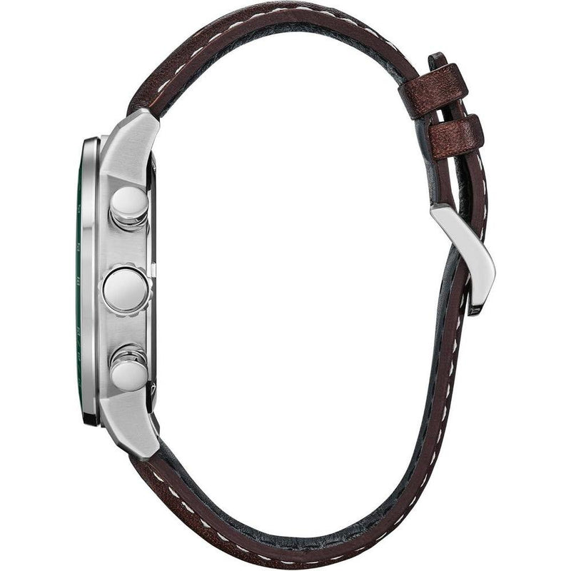 Reloj cronógrafo Citizen Eco-Drive Brycen para hombre, con caja de acero inoxidable y diseño deportivo contemporáneo