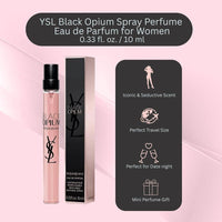 Yves Saint Laurent Black Opium Eau De Parfum Spray para Mujer .33 Oz