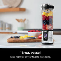Ninja Blast Batidora portátil e inalámbrica para batidos, sin BPA, tapa a prueba de fugas, USB-C recargable, piezas aptas para lavavajillas