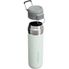 Botella de agua Stanley Quick Flip GO con tapa de botón, a prueba de fugas, acero inoxidable aislado, sin BPA, color niebla