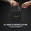 Marshall Stockwell II - Altavoz Bluetooth portátil con más de 20 horas de reproducción, resistente al agua y diseño compacto