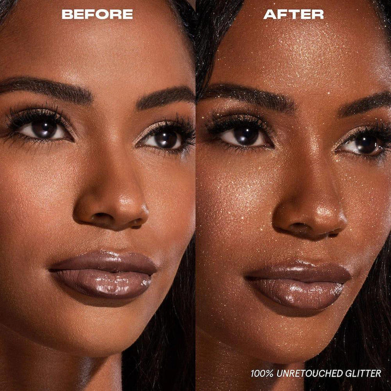 On 'Til Dawn Spray Fijador con Glitter Resistente al Agua - Brown Sugar