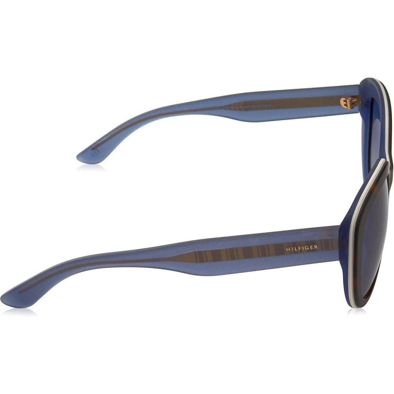 Tommy Hilfiger TH 1354/S K18UY con diseño de marco Havana mate y detalles en blanco, ideales para un look moderno y elegante