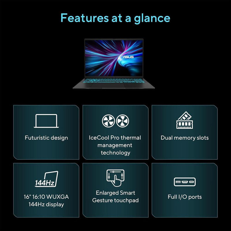 Asus Rog Laptop Gamer V3607vm-Ds79 Pantalla Vivid 16"