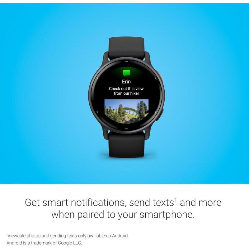 Garmin Vívoactive 5 Smartwatch GPS Salud Y Fitness Pantalla AMOLED Hasta 11 Días Batería Negro