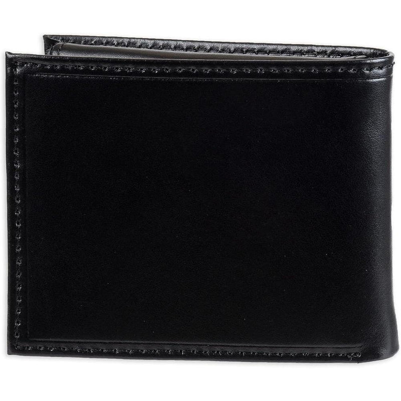 Tommy Hilfiger Cartera Passcase para hombre con diseño bifold slim y ventana ID removible, hecha de cuero de alta calidad