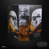 STAR WARS The Black Series The Mandalorian Artillery Stormtrooper - Casco electrónico premium, juego de rol coleccionable