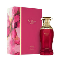 Afnan Kiaana Vibes Eau De Parfum, fragancia femenina con notas dulces y cítricas, elegancia duradera