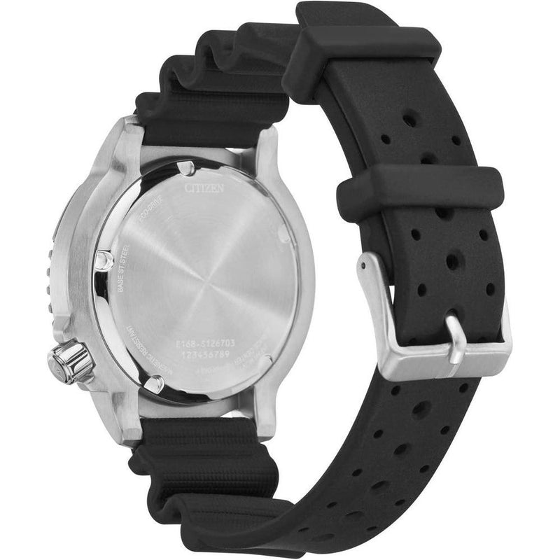 Citizen Promaster Diver Eco-Drive, reloj analógico de acero inoxidable, resistente al agua, manecillas luminosas