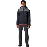 Chaqueta impermeable Columbia Glennaker Lake II para hombre, con capucha plegable y materiales duraderos