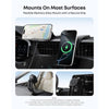 Cargador inalámbrico magnético para coche Anker, montaje ajustable 360°, 15 W Qi2 certificado con soporte de aleación para iPhone