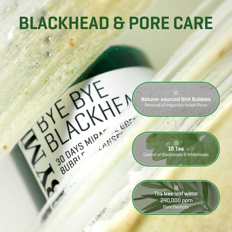 SOME BY MI Limpiador Facial Milagro 30 Días con Té Verde Desintoxicante, Refrescante y Minimizador de Poros