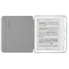 Funda Kobo Libra Colour SleepCover verde jardín, tecnología de sueño y despertador. Soporte 2 vías y cuero vegano