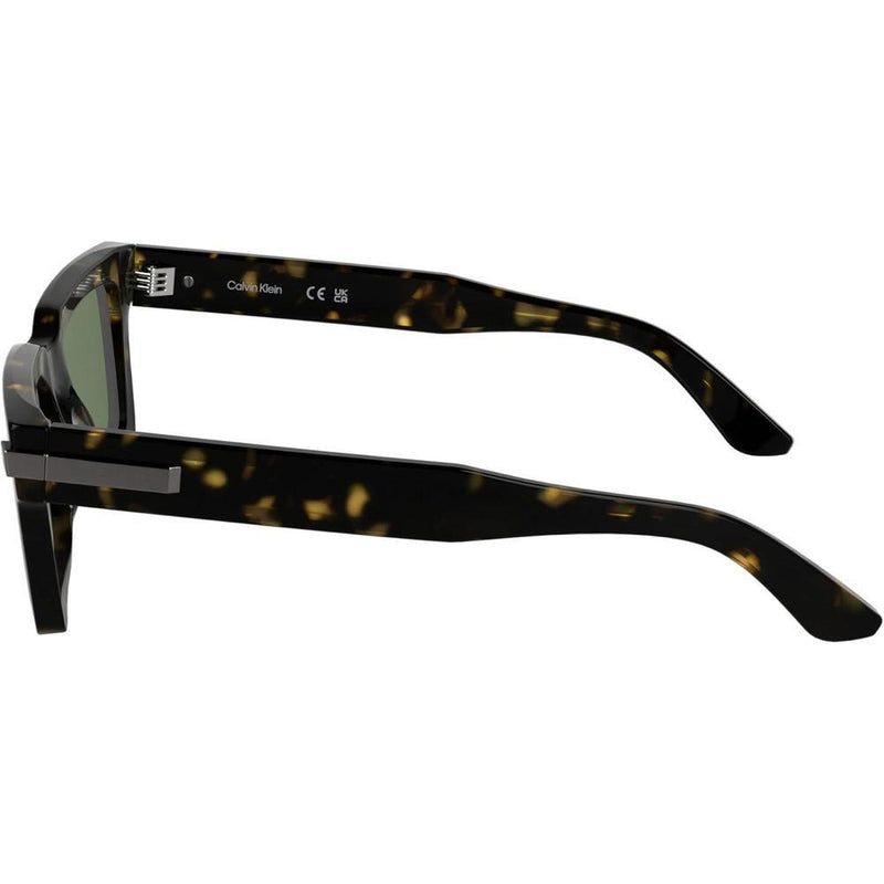 Gafas de sol Calvin Klein CK25503S rectangulares con detalles de metal, acetato renovado y ajuste cómodo