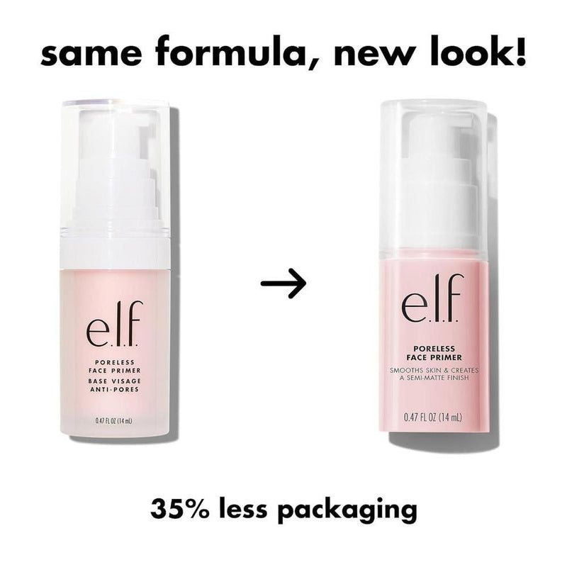 e.l.f. Primer Facial Poreless, Primer Restaurador para un Lienzo Suave y Sin Imperfecciones, con Árbol de Té y Vitamina A, Vegano y Cruelty-Free. .47 Oz