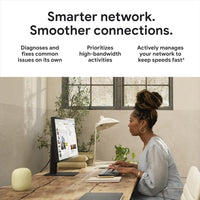 Google Nest WiFi Pro - Sistema confiable de Wi-Fi para el hogar con velocidad rápida y cobertura para toda la casa