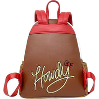 Loungefly Sanrio Hello Kitty Western Cosplay - Bolso de hombro con doble correa