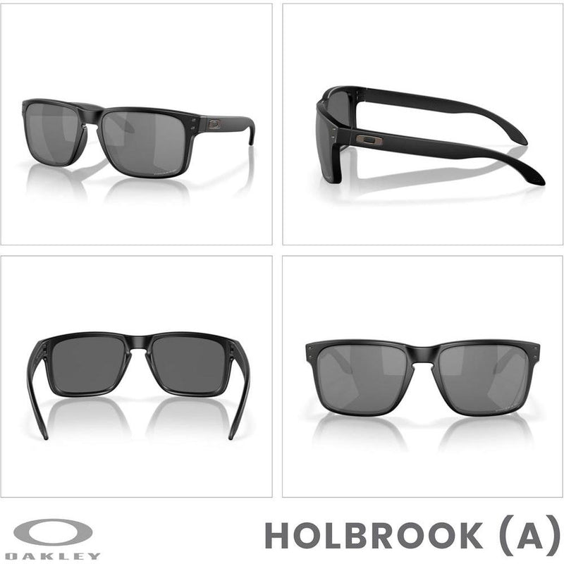 Oakley Holbrook Asian Fit - Gafas de sol hombre con kit de cuidado y correa de seguridad incluidas para mayor protección