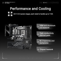 ASUS ROG Maximus Z890 Hero Placa base Intel Z890 LGA 1851, Intel avanzada lista para PC, 22+2+1+2 etapas, DDR5, WiFi 7, 3X PCIe 5.0 M.2