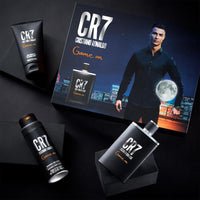 Game On de Cristiano Ronaldo para hombres – Juego de regalo de 3 piezas con espray de eau de toilette, gel de ducha y espray corporal