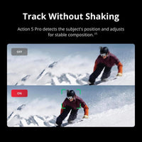 DJI Osmo Action 5 Pro Adventure Combo, cámara de acción 4K, batería extendida, estabilización, pantallas táctiles OLED