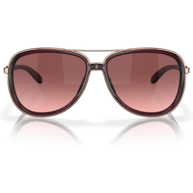 Gafas de sol Oakley para mujer modelo Oo4129 Split Time con lentes Plutonite que bloquean rayos UV y marco de metal O Matter
