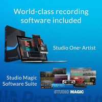 PreSonus AudioBox 96 25 aniversario con paquete de grabación en estudio y software de producción DAW Studio One Artist