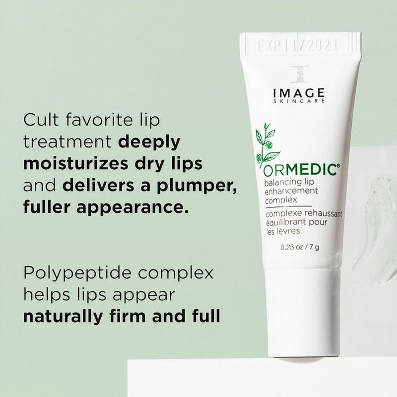 IMAGE Skincare Ormedic Complejo labial con pH equilibrado, aceite de aguacate y vitamina E para hidratación profunda