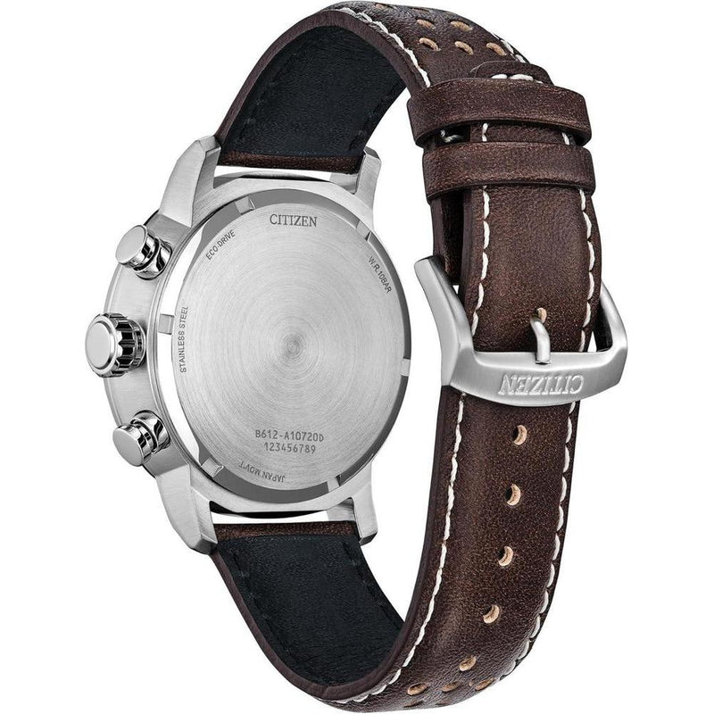 Reloj cronógrafo Citizen Eco-Drive Brycen para hombre, con caja de acero inoxidable y diseño deportivo contemporáneo