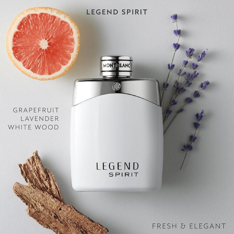 MONTBLANC Legend Spirit fragancia masculina frutada, tamaño grande de 200 ml