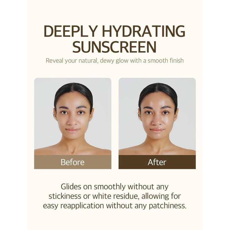 Mixsoon Protector Solar Coreano SPF 50, Textura Ligera y Aireada, Sin Fundición Blanca, Apto para Maquillaje y Uso Diario