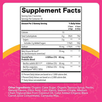 Gomitas SmartyPants Probiotic + Inmunidad para niños, apoya digestión y sistema inmune, sabor fresa, 60 piezas