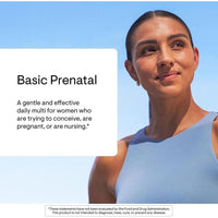 THORNE - Basic Prenatal, multivitamínico con folato para mujeres embarazadas y lactantes, incluye 18 vitaminas y minerales