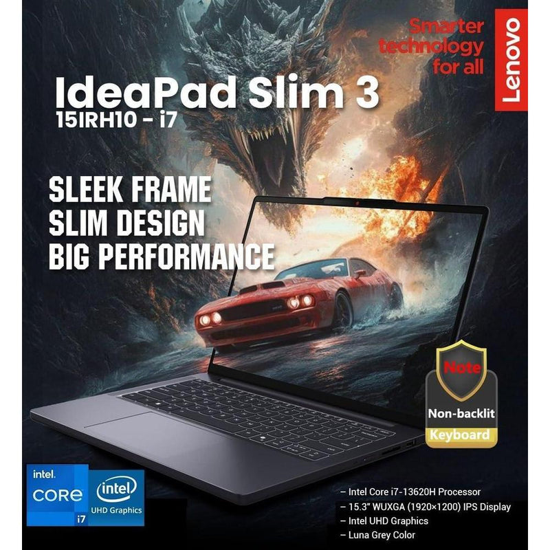 Lenovo Laptop I7-13620h 2026 24gb Ddr5 1tb Ssd 15.3" Windows 11