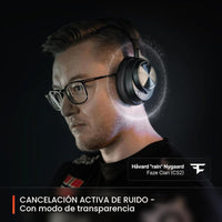SteelSeries Arctis Nova Pro Wireless - Auriculares Gaming Multisistema de Alta Fidelidad con Cancelación de Ruido
