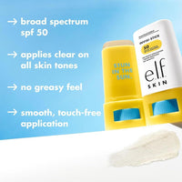 e.l.f. Invisi-Stick SPF 50 Protector Solar Transparente
