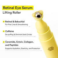 Suero Para Ojos Abib Con Retinal 15ml Cafeína Y Rodillo