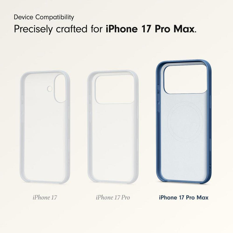 Funda atril para iPhone 17 Pro Max con MagSafe, control de cámara, soporte y cordón, acabado mate y forro de microfibra