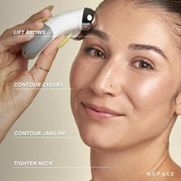 NuFACE MINI Classic Microcurrent, dispositivo facial para contornear, levantar, suavizar y tonificar con gel activador