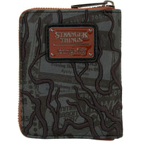 Cartera Loungefly Stranger Things 5 con cremallera, diseño multicolor, temática de TV