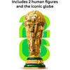 Conjunto de construcción del trofeo oficial del Mundial de la FIFA de LEGO Ediciones - Kit para fanáticos del fútbol, decoración ideal