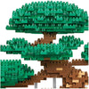 nanoblock - Bonsai Matsu Deluxe Edition World Famous, Advanced Hobby Series Kit de construcción, verde (NB039)