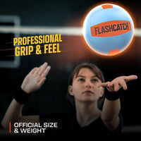 Pelota de voleibol iluminada que brilla en la oscuridad