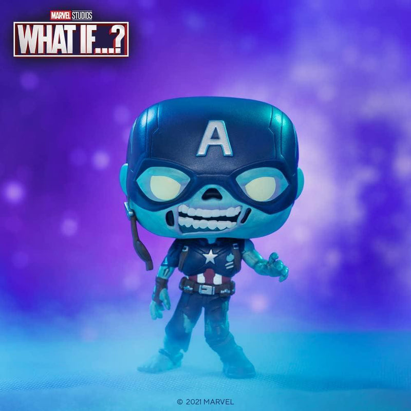 Funko Pop! Marvel: ¿Qué pasaría si? - Zombie Capitán América Figura de vinilo bobblehead coleccionable