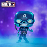 Funko Pop! Marvel: ¿Qué pasaría si? - Zombie Capitán América Figura de vinilo bobblehead coleccionable
