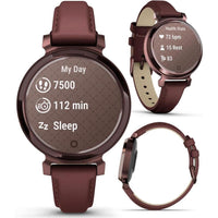 Garmin Lily 2 Classic - Smartwatch Elegante Para Mujer, Color Bronce Oscuro, Con Seguimiento De Salud Y Pagos Sin Contacto