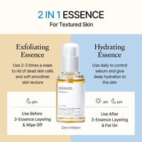Mixsoon Suero Facial Bean Essence Exfoliante Con Mucina De Caracol Para Piel Suave 50ml