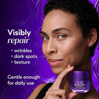 Olay Crema De Noche De Retinol Para Mujeres Hidratante Antiarrugas Sin Fragancia No Grasa 50.3ml
