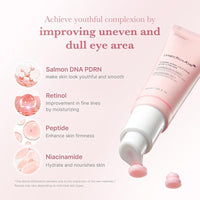 Suero Para Ojos Medicube Con PDRN De Salmón, Péptidos Rosados, Retinol Y Niacinamida 15ml